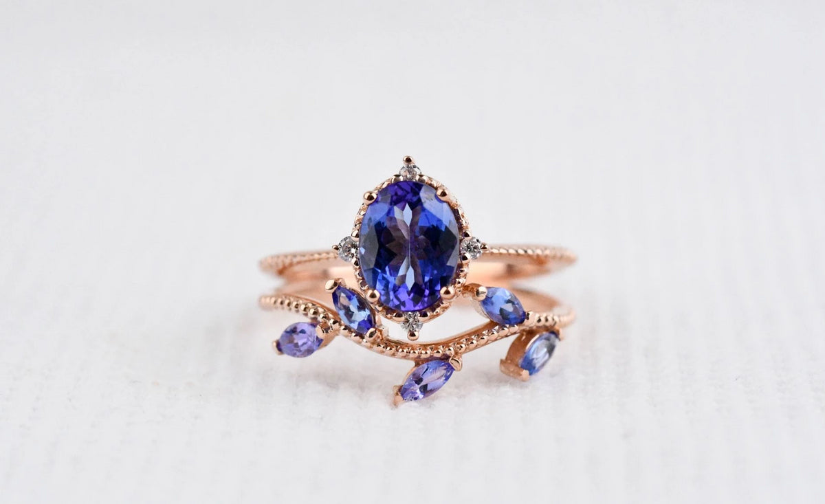 Second hand tanzanite on sale rings