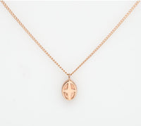 blue star daily necklace, met finished oval shape Solid 14k rose gold blue diamond pendant, necklace